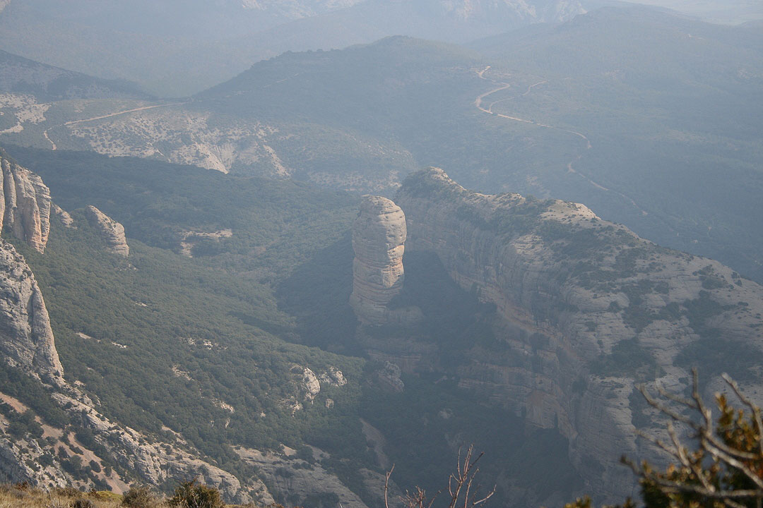 Vista del Huevo de San Cosme desde la Cima