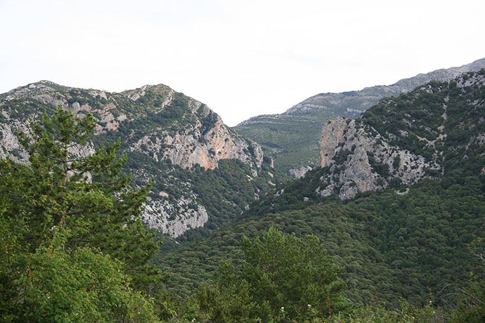 Valle posterior a las Gargantas de la Fabana