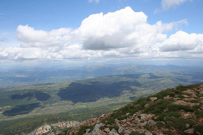 Vista de la cara Norte