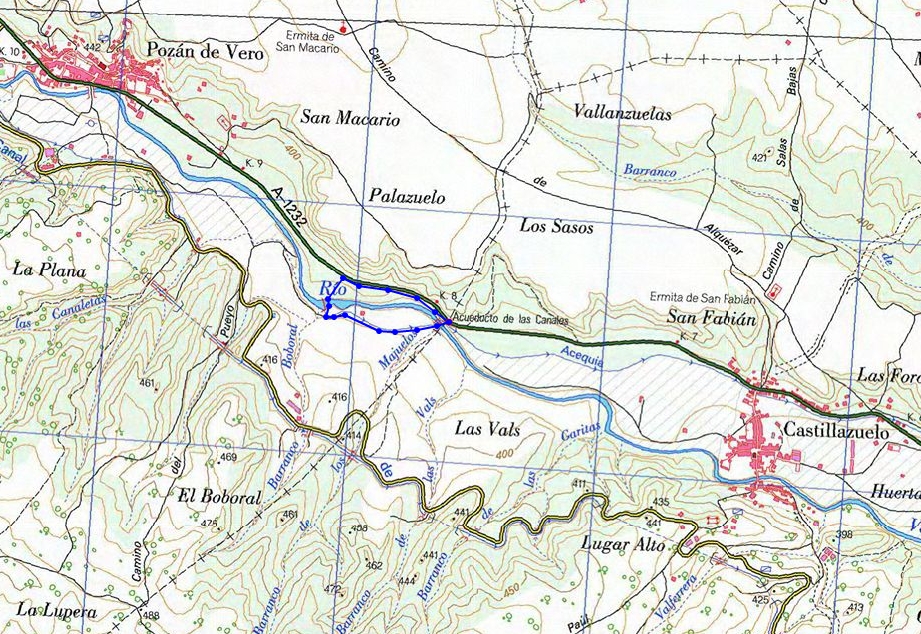 Mapa de ubicación del IGN