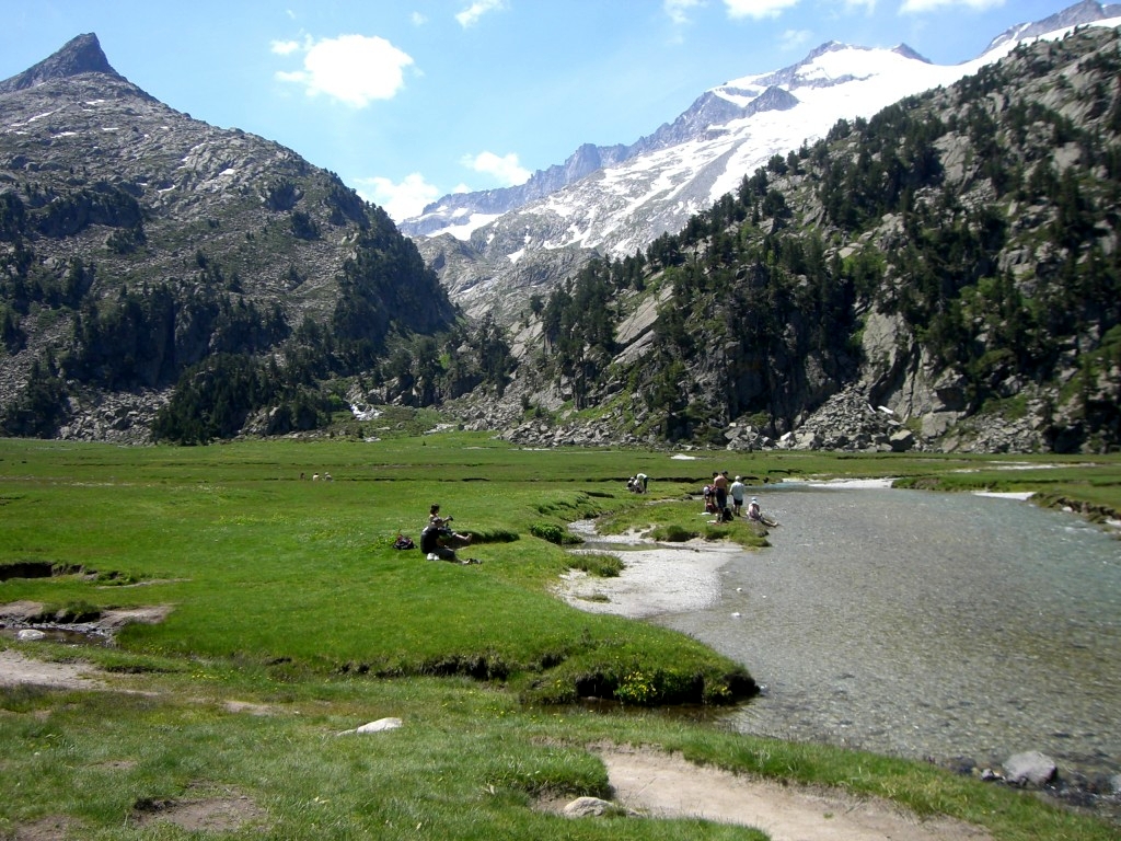 Plan de Aiguallut a los pies de la Tuca de Aiguallut