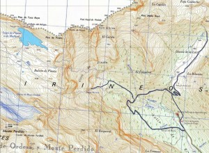 Itinerario sobre Mapa del IGN