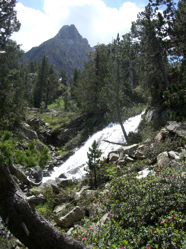 Cascadas durante la ascensión
