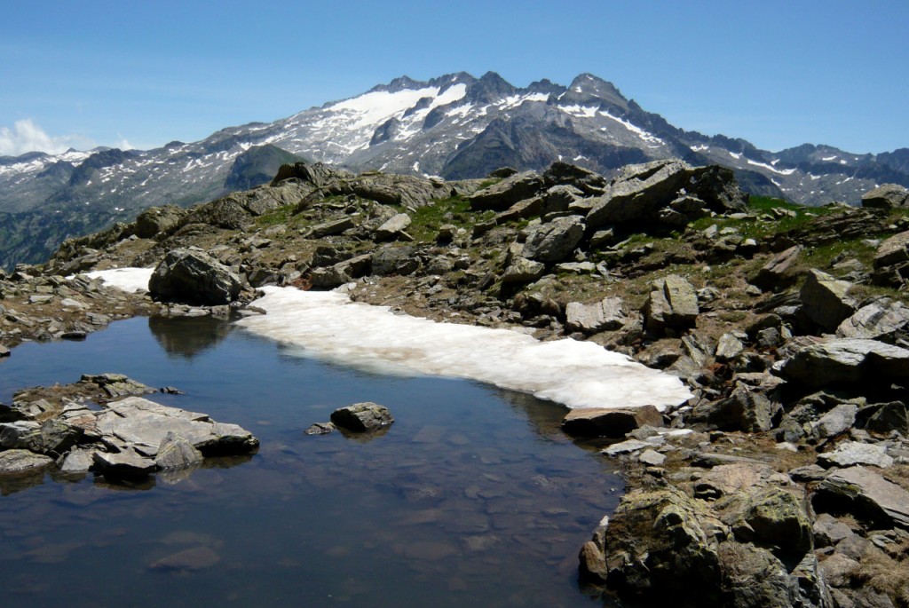 Vista de Las Maladetas desde el Ibón