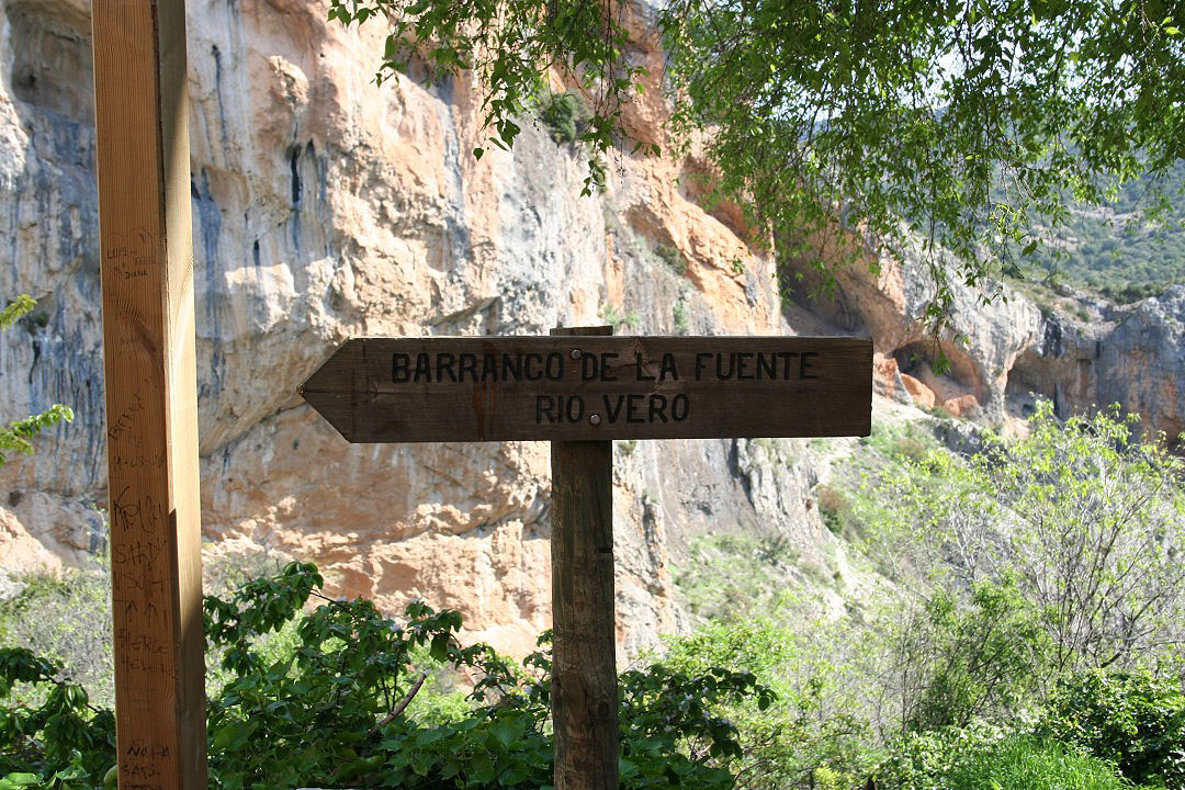 Desvío barranco de la fuente del Vero