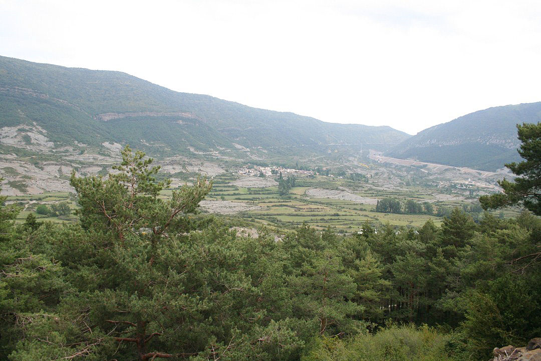 Vista de la localidad de Arguis