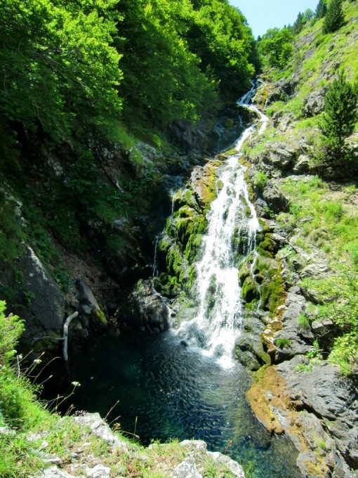 Cascadas en el río Ordiso