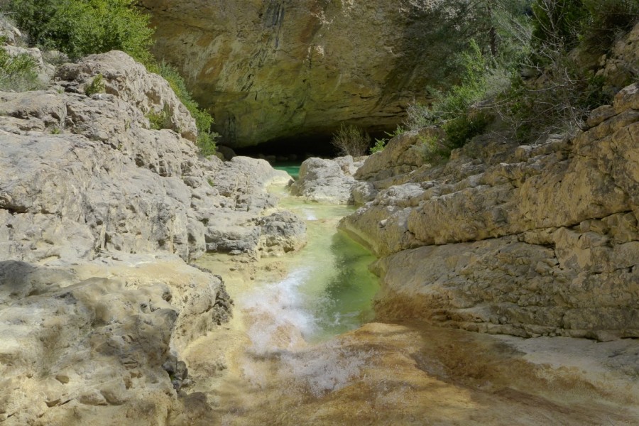 Río Sieste, también denominado en este tramo Barranco de San Martín