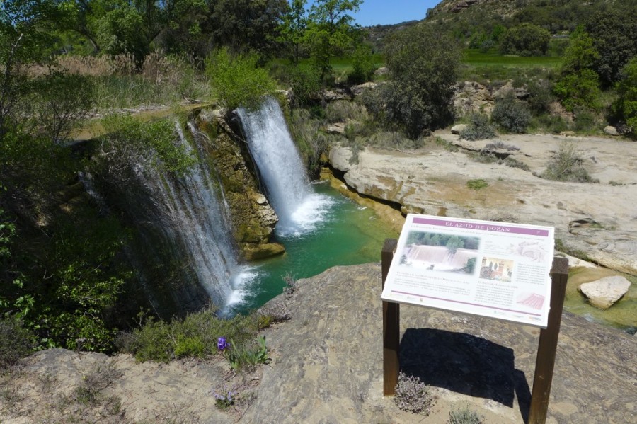 Mirador sobre el Azud del Salto de Pozan de Vero