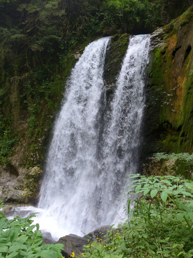 Primer plano de la Cascade du Gros Hêtre