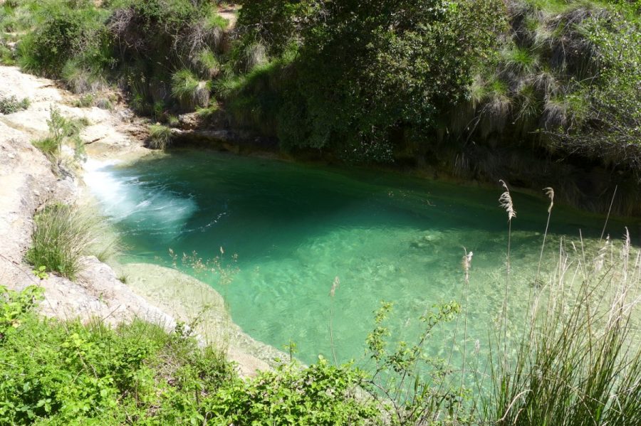 Poza en el Barranco Formiga