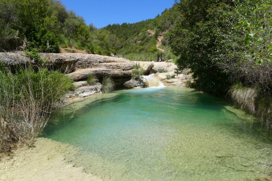 Poza en el Barranco Formiga