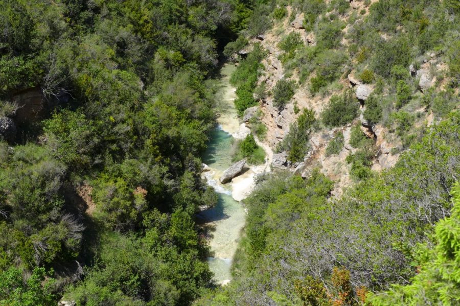 Vistas aéreas del Barranco del Formiga