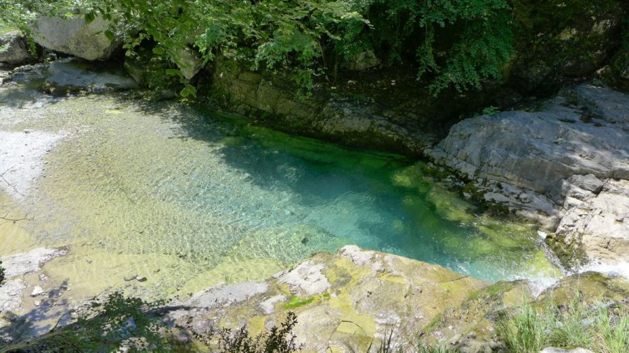 Badinas en el río Yaga