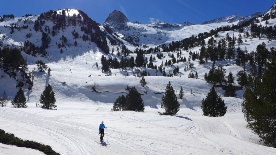 Ruta con raquetas de nieve: Llanos del Hospital-refugio de La Renclusa