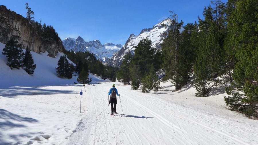 Recorrido por la pista de esqui de fondo