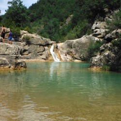Pozo Pigalo y las Pozas del río Arba de Luesia